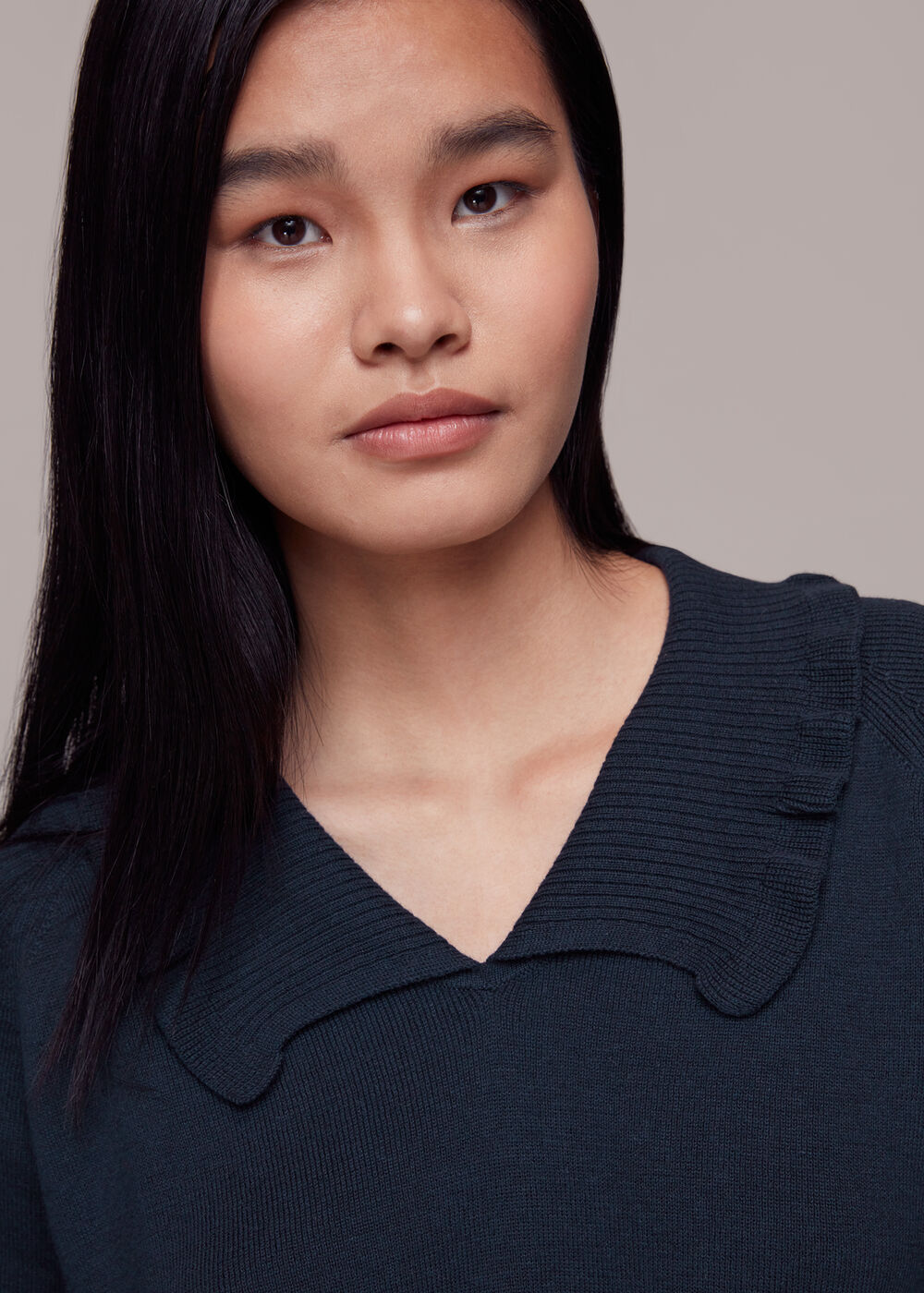 Frill Collar Sweater